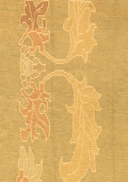 Abstract Brown Modern Rug, abs1078brn