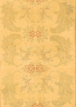 Abstract Brown Modern Rug, abs1079brn