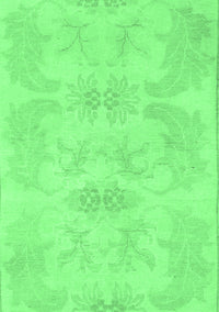 Abstract Emerald Green Modern Rug, abs1079emgrn