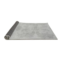 Sideview of Abstract Gray Modern Rug, abs1079gry