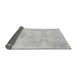 Sideview of Abstract Gray Modern Rug, abs1079gry