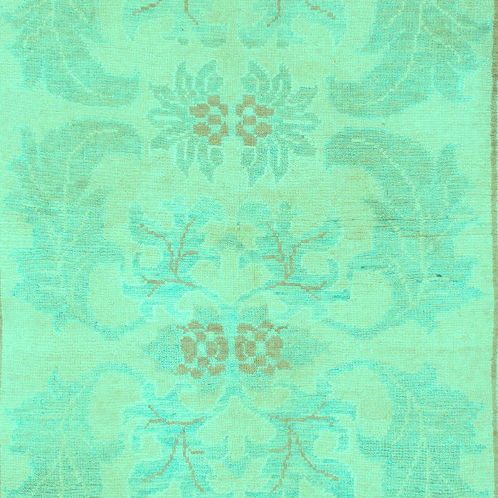 Abstract Turquoise Modern Rug, abs1079turq