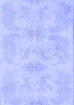 Abstract Blue Modern Rug, abs1079blu