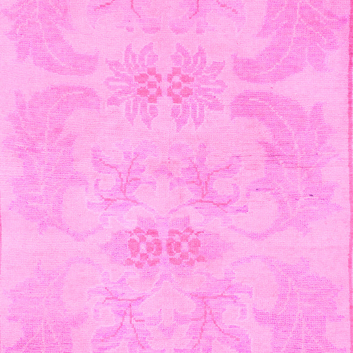 Machine Washable Abstract Pink Modern Rug, wshabs1079pnk