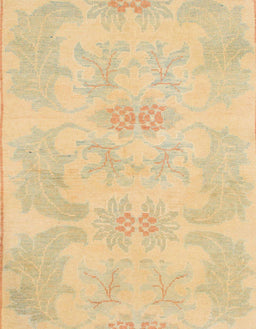 Machine Washable Abstract Yellow Rug, wshabs1079