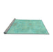 Sideview of Machine Washable Abstract Light Blue Modern Rug, wshabs1079lblu