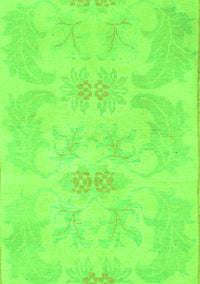 Abstract Green Modern Rug, abs1079grn