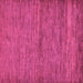 Square Machine Washable Abstract Pink Modern Rug, wshabs107pnk