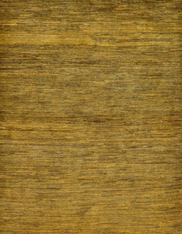 Abstract Orange Gold Modern Rug in a Bedroom, abs107