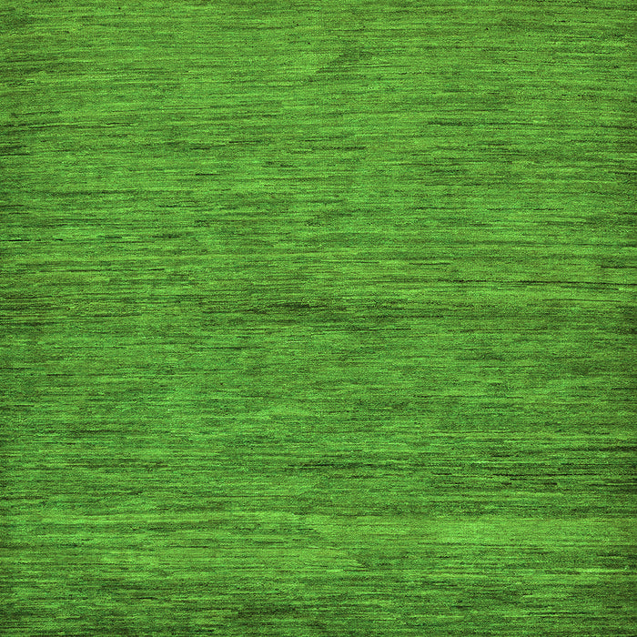 Square Machine Washable Abstract Green Modern Area Rugs, wshabs107grn