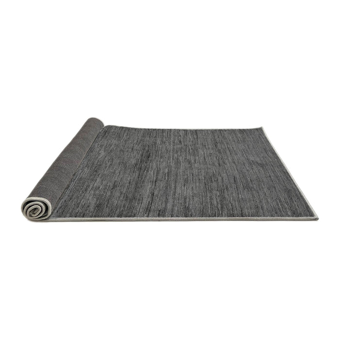 Sideview of Abstract Gray Modern Rug, abs107gry