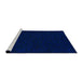 Sideview of Machine Washable Abstract New Midnight Blue Rug, wshabs108