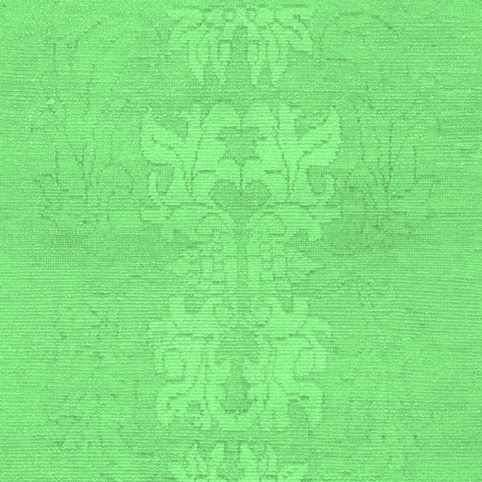 Square Abstract Emerald Green Modern Rug, abs1080emgrn