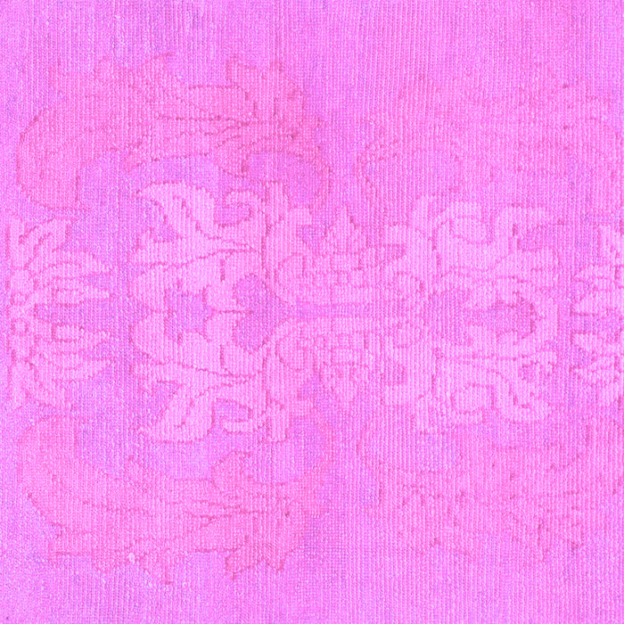 Square Machine Washable Abstract Purple Modern Area Rugs, wshabs1080pur