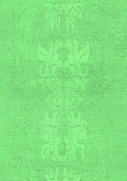 Abstract Emerald Green Modern Rug, abs1080emgrn