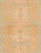 Abstract Orange Modern Rug, abs1080