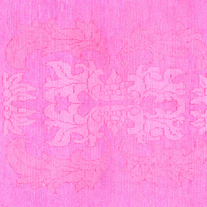 Square Machine Washable Abstract Pink Modern Rug, wshabs1080pnk