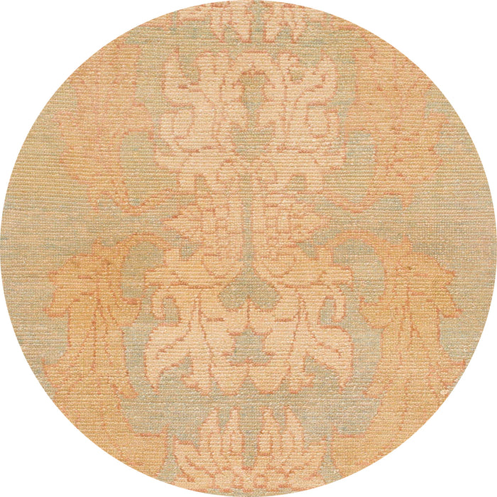 Square Abstract Orange Modern Rug, abs1080