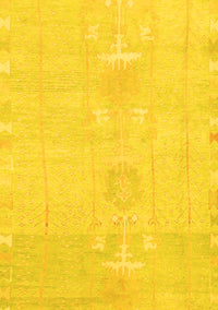 Abstract Yellow Modern Rug, abs1081yw