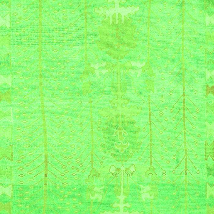 Machine Washable Abstract Green Modern Area Rugs, wshabs1081grn