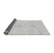 Sideview of Abstract Gray Modern Rug, abs1081gry