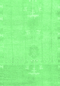 Abstract Emerald Green Modern Rug, abs1081emgrn