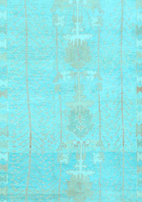 Abstract Light Blue Modern Rug, abs1081lblu