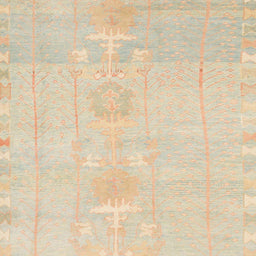 Round Abstract Khaki Gold Modern Rug, abs1081