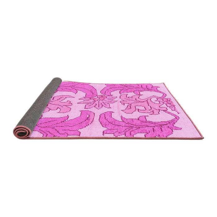 Sideview of Abstract Pink Modern Rug, abs1082pnk