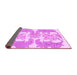 Sideview of Abstract Purple Modern Rug, abs1082pur