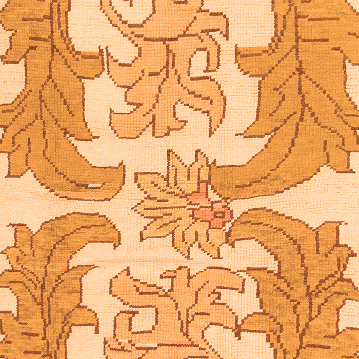 Abstract Orange Modern Rug, abs1082org