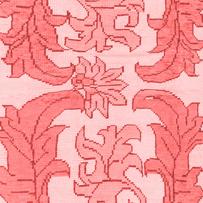 Machine Washable Abstract Red Modern Rug, wshabs1082red