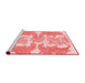 Modern Red Washable Rugs