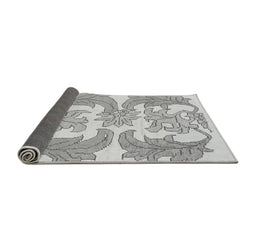 Sideview of Abstract Gray Modern Rug, abs1082gry