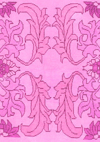 Abstract Pink Modern Rug, abs1083pnk