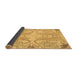 Sideview of Abstract Brown Modern Rug, abs1083brn