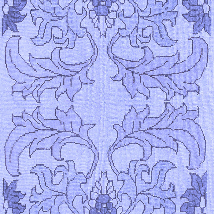 Square Machine Washable Abstract Blue Modern Rug, wshabs1083blu