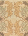 Machine Washable Abstract Bronze Brown Rug, wshabs1083