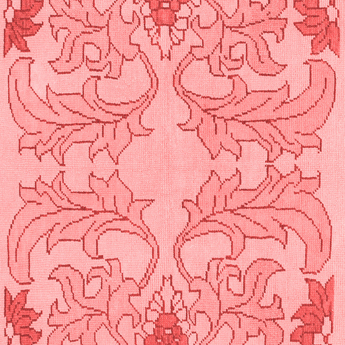 Machine Washable Abstract Red Modern Rug, wshabs1083red