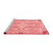 Modern Red Washable Rugs