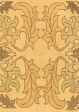 Abstract Brown Modern Rug, abs1083brn
