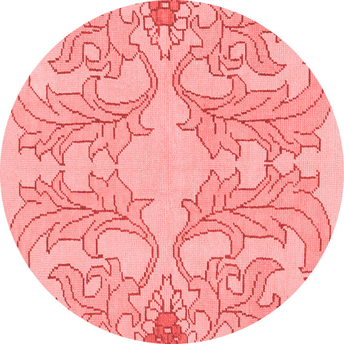 Machine Washable Abstract Red Modern Rug, wshabs1083red