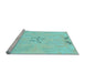 Sideview of Machine Washable Abstract Light Blue Modern Rug, wshabs1084lblu