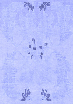 Abstract Blue Modern Rug, abs1084blu