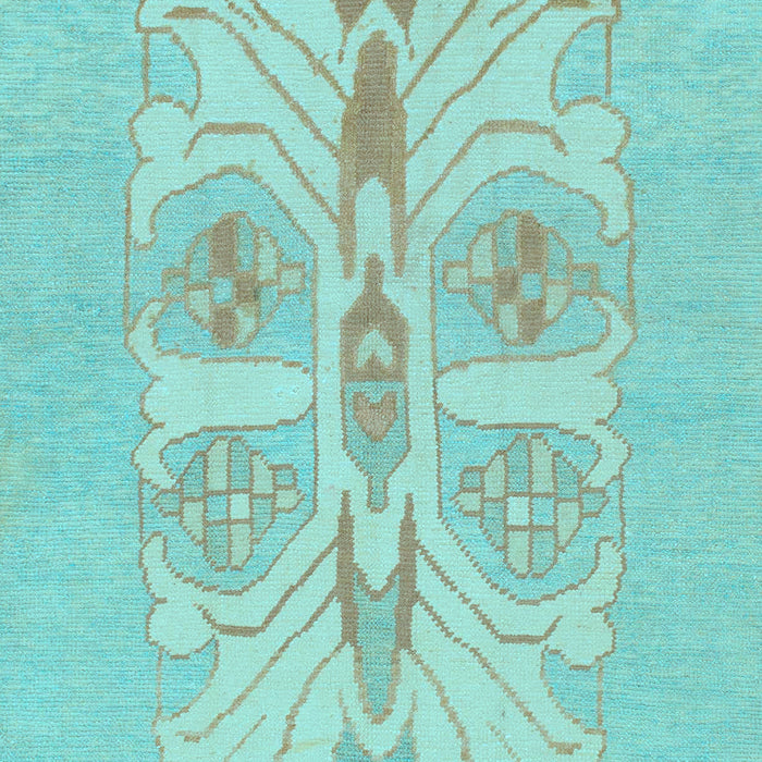 Abstract Light Blue Modern Rug, abs1085lblu