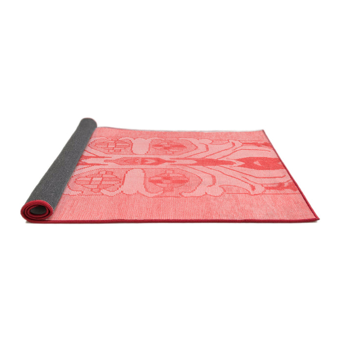 Abstract Red Modern Area Rugs