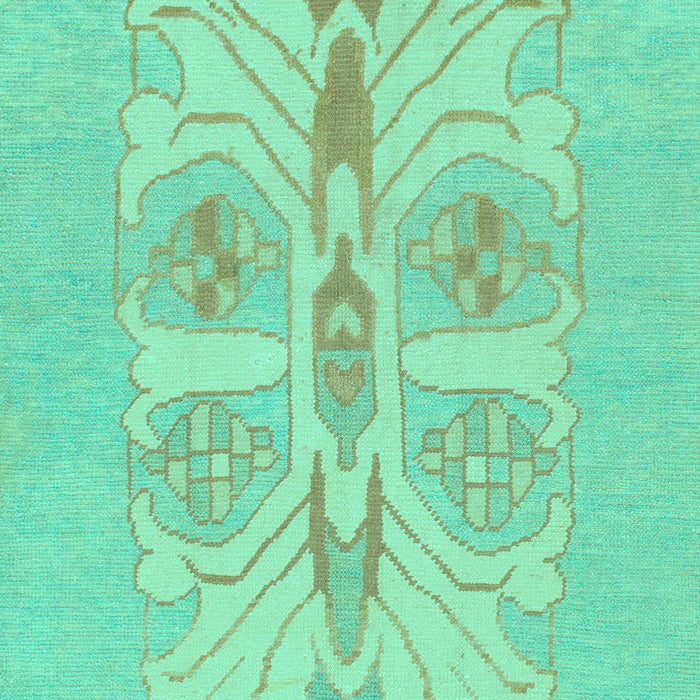 Abstract Turquoise Modern Rug, abs1085turq