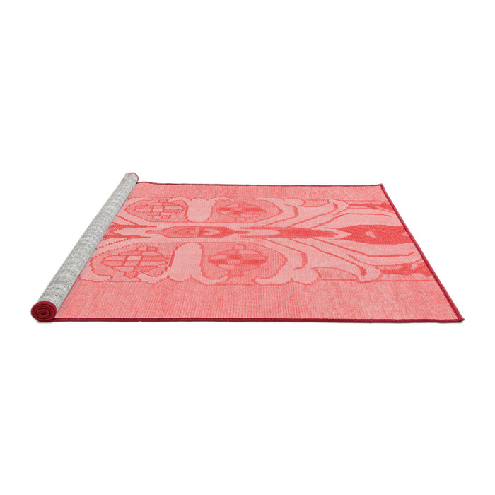 Modern Red Washable Rugs