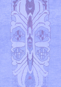 Abstract Blue Modern Rug, abs1085blu