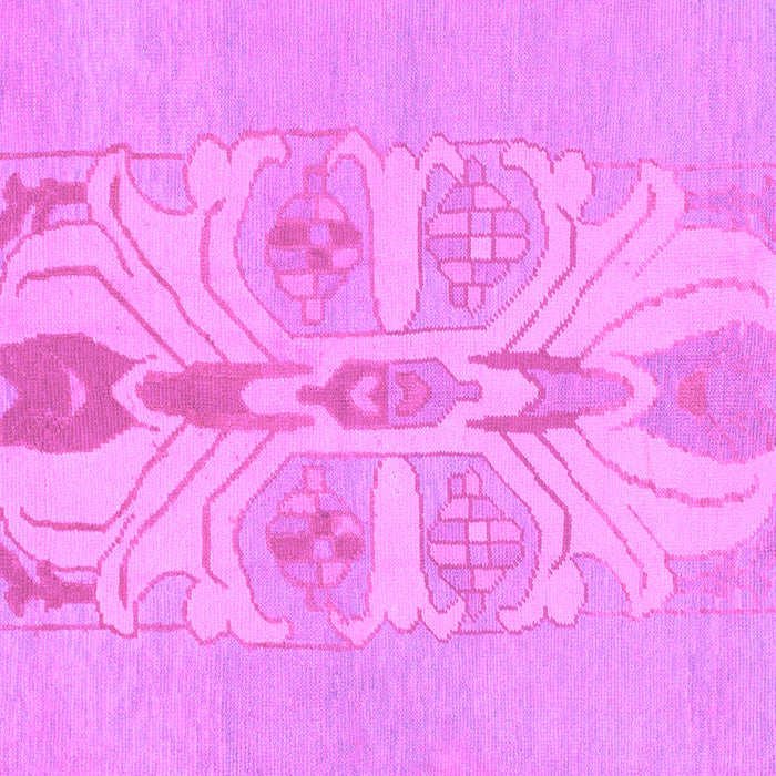 Square Machine Washable Abstract Purple Modern Area Rugs, wshabs1085pur